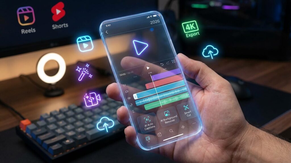 Best Video Editing Apps for Mobile 2026 (Free & AI-Powered)